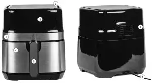 EMERIL LAGASSE HF-8360T-S Elite Home Air Fryer - Parts