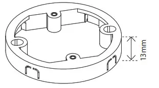 Spacing adapter for mounting