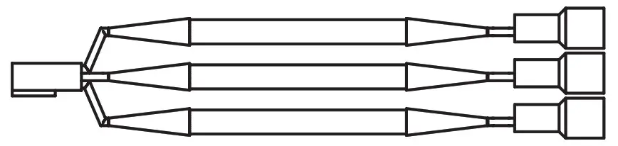 NA-SC1 3-way splitter cable