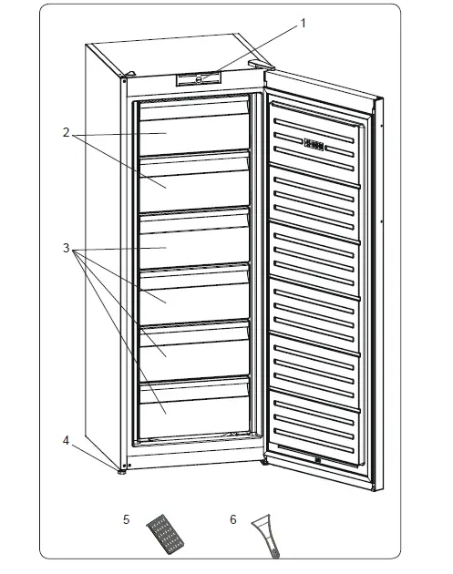 KONCAR L1A 60 325.BVN Freezer 7