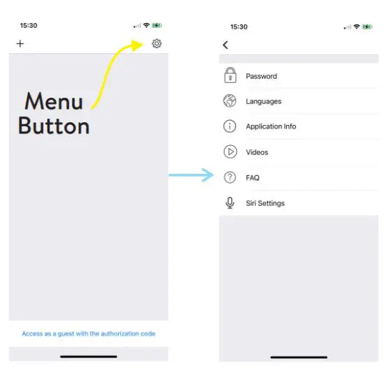 DESi UBF2C 100 Utopic R OK Wireless Smart Lock - APPLICATION SETTINGS