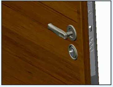 DESi UBF2C 100 Utopic R OK Wireless Smart Lock - INSTALLATION TYPE B 2