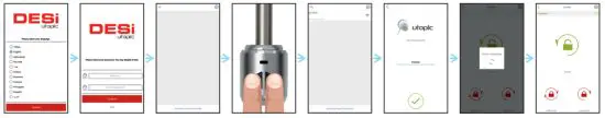 DESi UBF2C 100 Utopic R OK Wireless Smart Lock - SETTING UP YOUR DEVICE