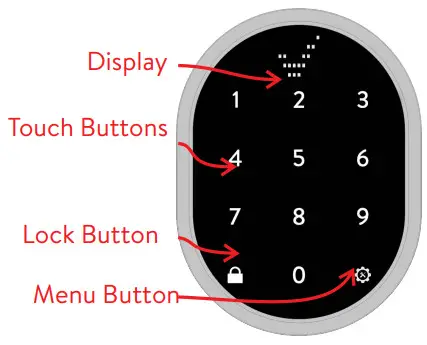 DESi UBF2C 100 Utopic R OK Wireless Smart Lock - WIRELESS KEYPAD