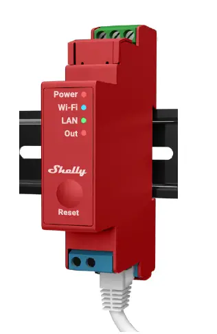 Shelly PRO-1PM 1 -Circuit Wi-Fi Relay -Switch -With- Power -Measurement-FIG 1