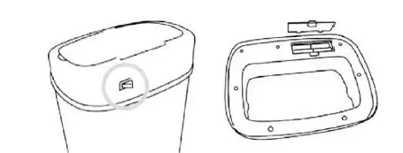 kogan OVMNSNBSSA 68L Motion Sensor Bin 2