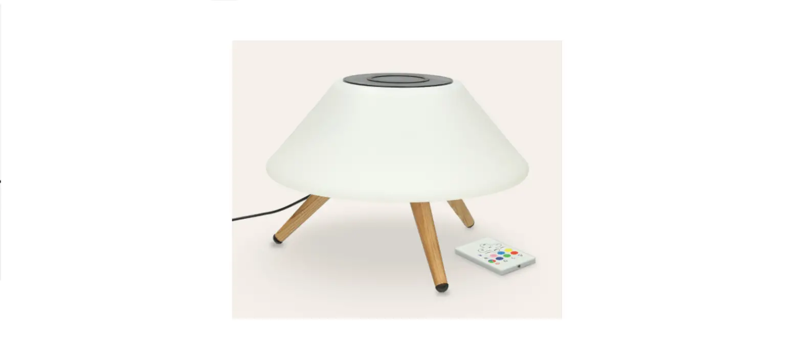 Ksix Bxcqilamp02 Omni Lamp Bluetooth Speaker With Ambient Light And Wireless Charge Instruction Manual