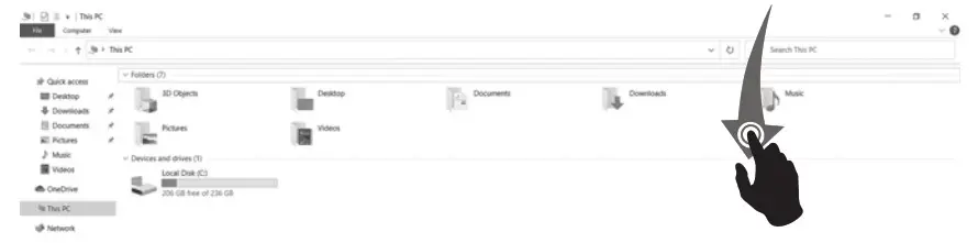 TECLAST TB05 Portable Laptop - Gesture Control 3