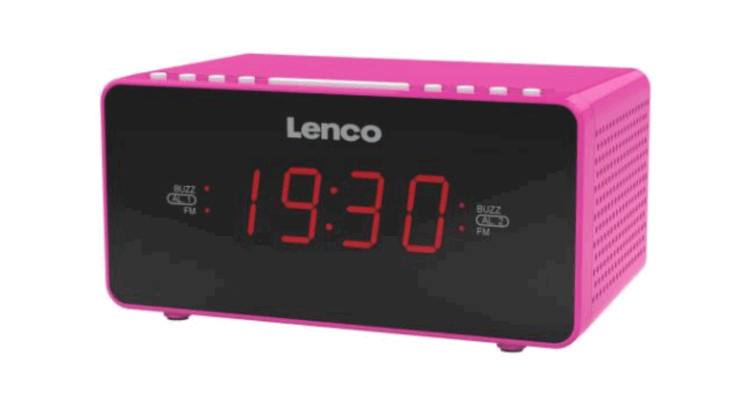 Lenco Cr-510pk Stereo Clock Radio User Manual Lenco Cr-510pk Stereo Clock Radio User Manual