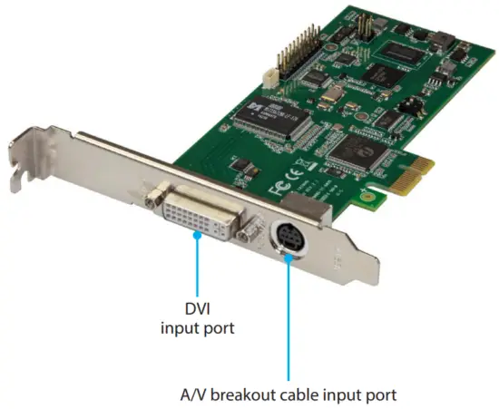 StarTech com PEXHDCAP60L2 PCI Express Capture Card - Product Diagram