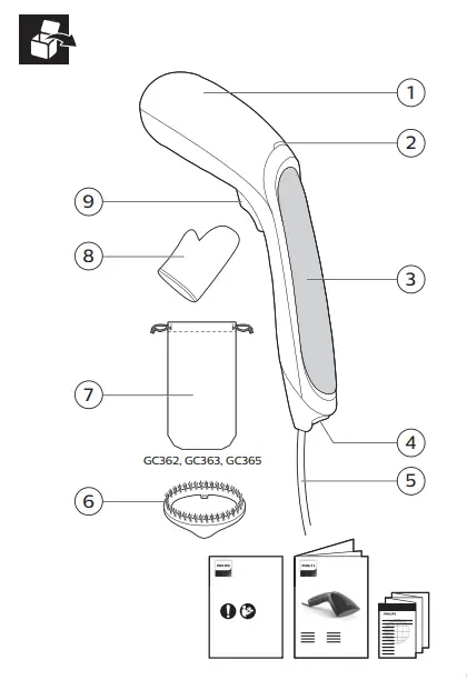 PHILIPS-GC360-Handheld-Garment-Steamer-1