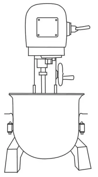 AVANTCO MX20 Gear Driven 20 Qt Commercial Mixer-fig2