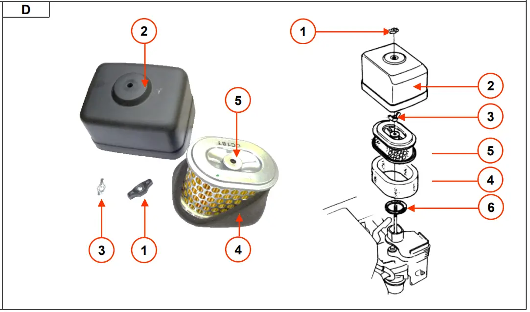 Clean or replace air filter