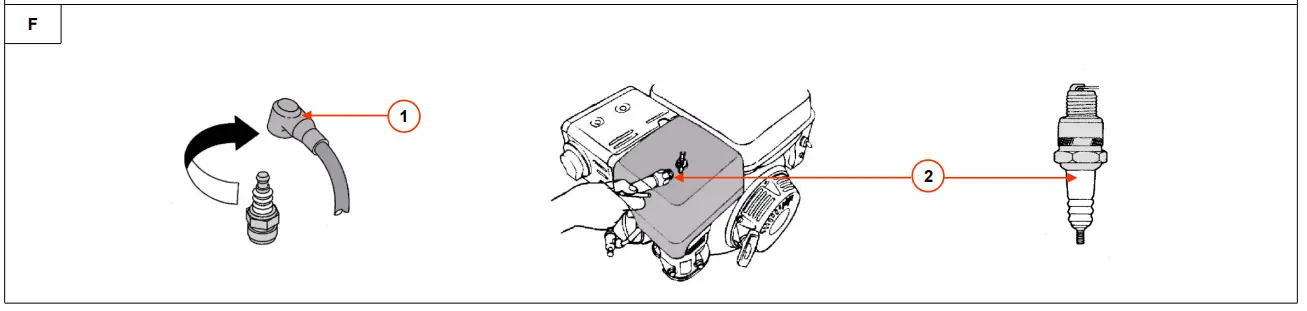 Replace the spark plug