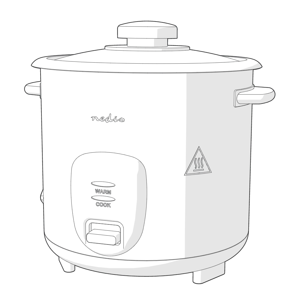 Nedis Karc110al | Karc115al Rice Cooker User Manual