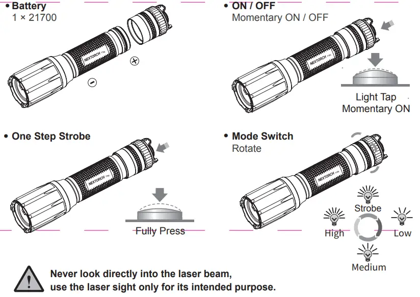 NEXTORCH-T10L-1100-m-White-Laser-Flashlight-2