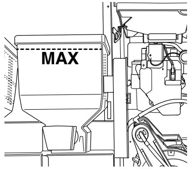 Filling Up Coffee Ingredients