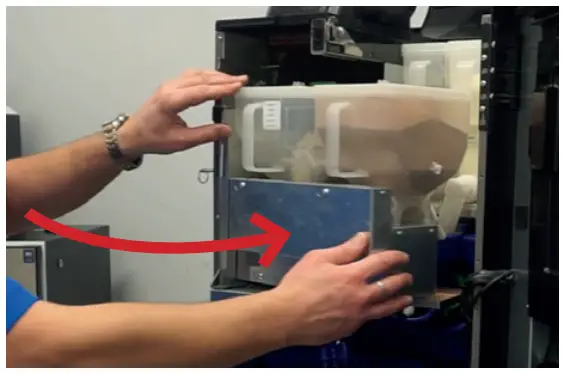 Filling Up Coffee Ingredients