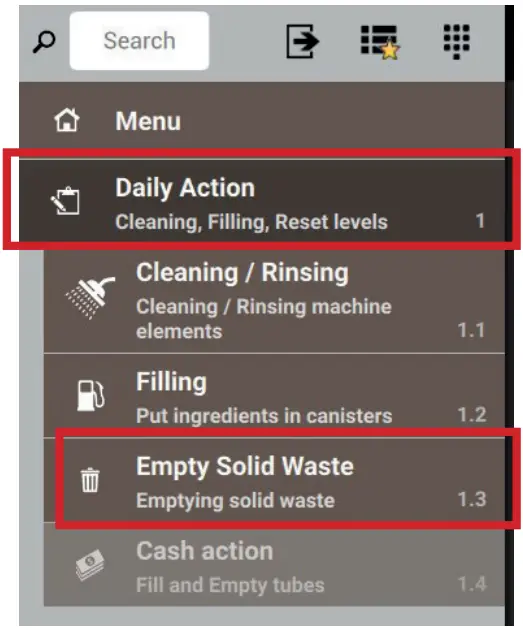 Cleaning the Waste Bin