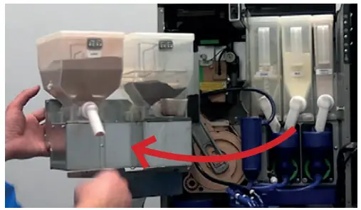 Filling Up Coffee Ingredients