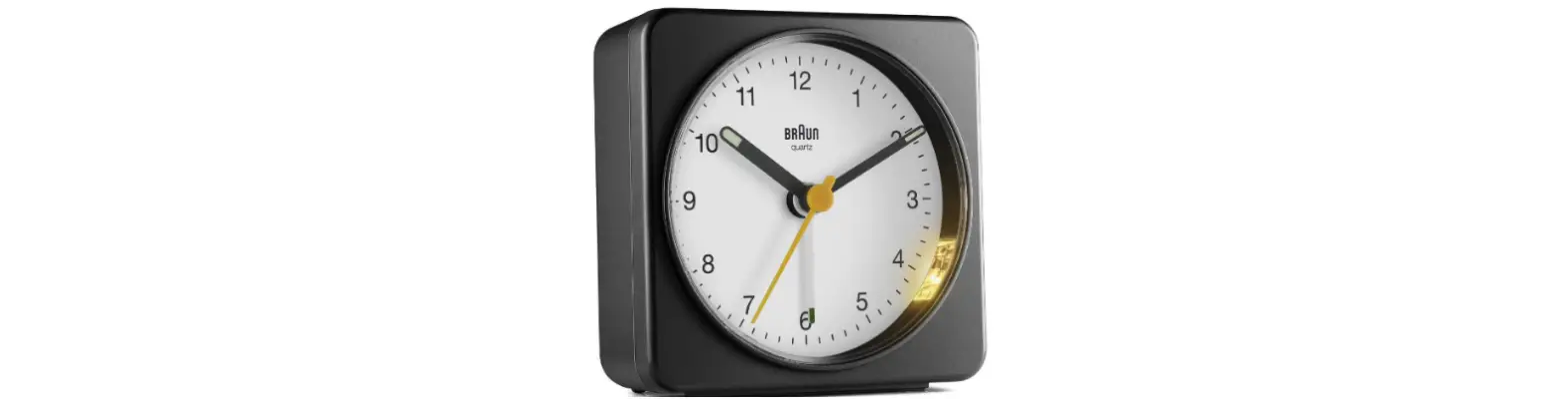 Braun Bc03 Classic Analogue Alarm Clock Instruction Manual