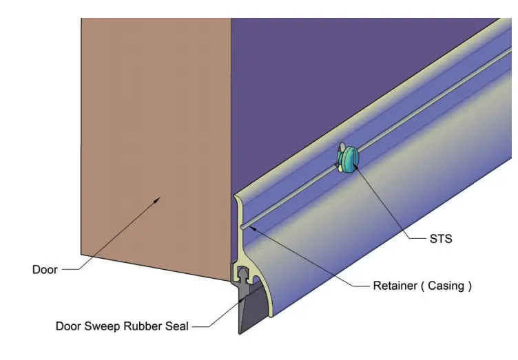 CAL-ROYAL BTSR-108 Door Bottom Sweep FIG 33