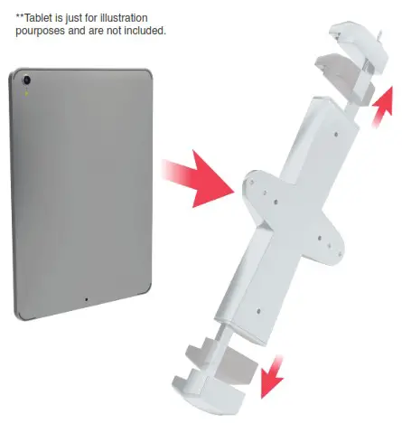 CTA PAD LOCUHW Full Rotation Desk Mount - INSTRUCTIONS 2