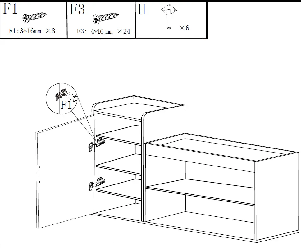 FUFU-GAGA-DRF-KF310016-01-Gold-Shoe-Storage-Bench-with-4-Closed-Storage-Racks-and 2-Open-Shelves-17