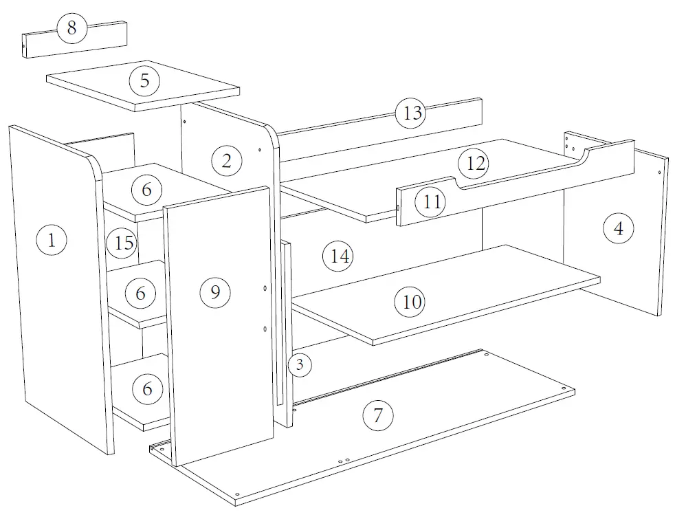 FUFU-GAGA-DRF-KF310016-01-Gold-Shoe-Storage-Bench-with-4-Closed-Storage-Racks-and 2-Open-Shelves-4