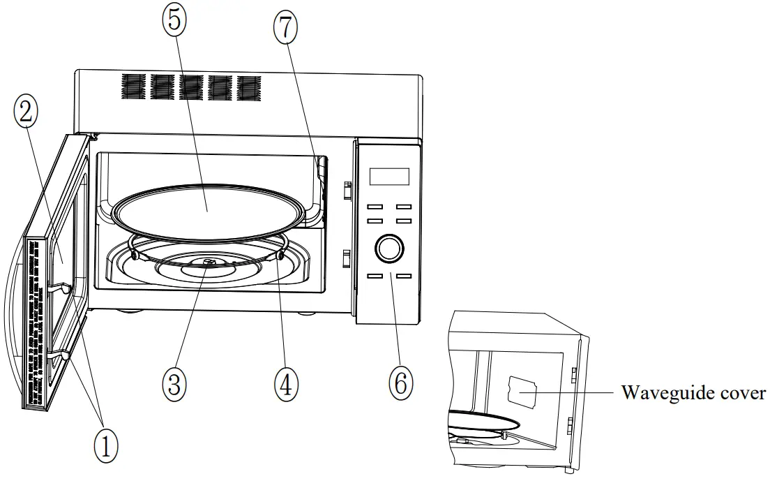 Continental Edison CEMO23UX94MB Four A Micro Ondes Microwave -1