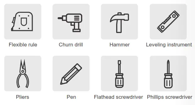 BEAUXMIRROR Wall Mounte-PARTSr