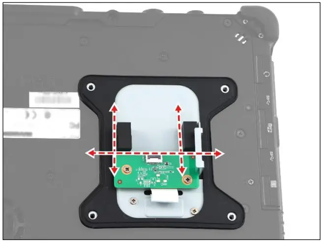 DURABOOK R11 Rugged Tablet Expansion Modules HF RFID - Fig 13