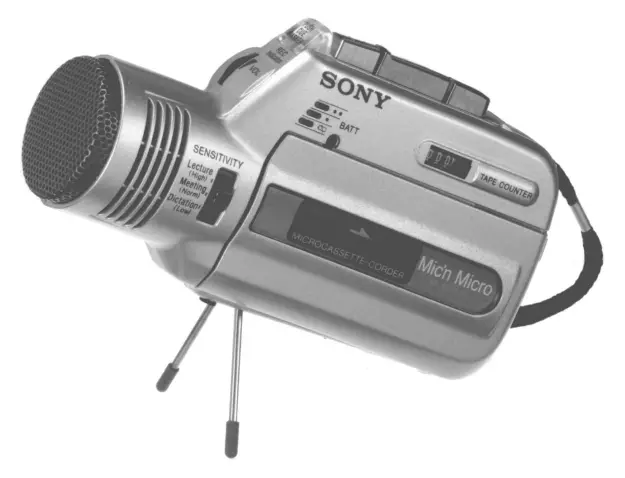 SONY-M-100MC-Micro-Microcasstte-Recorder