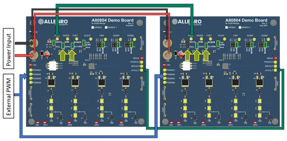 Cascading Multiple Demo Boards