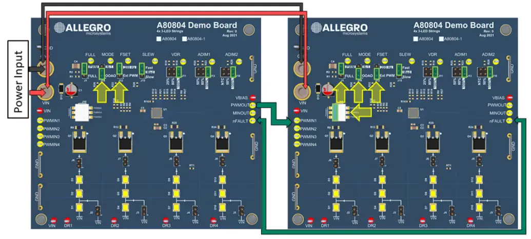 Cascading Multiple Demo Boards