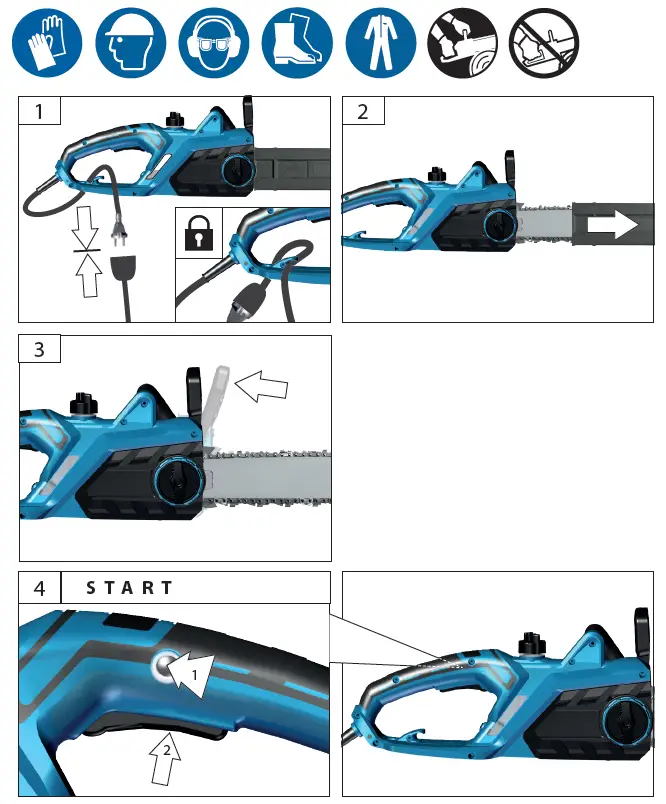 Gude KS Series Electric Chain Saw 11