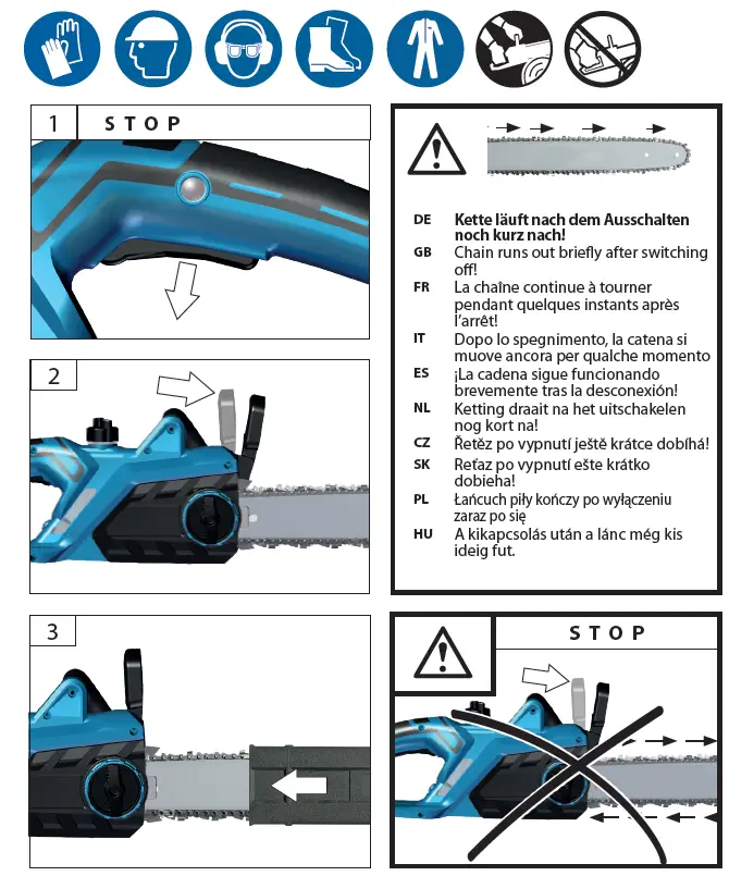 Gude KS Series Electric Chain Saw 13
