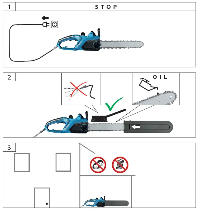 Gude KS Series Electric Chain Saw 15