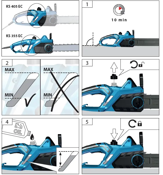 Gude KS Series Electric Chain Saw 5