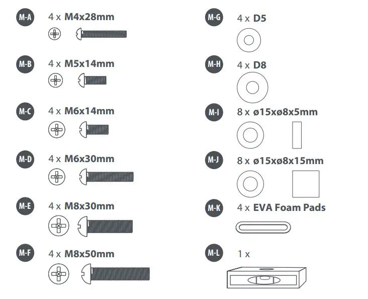 ONE FOR ALL WM4629 Tilting TV Wall Mount - Figure 2