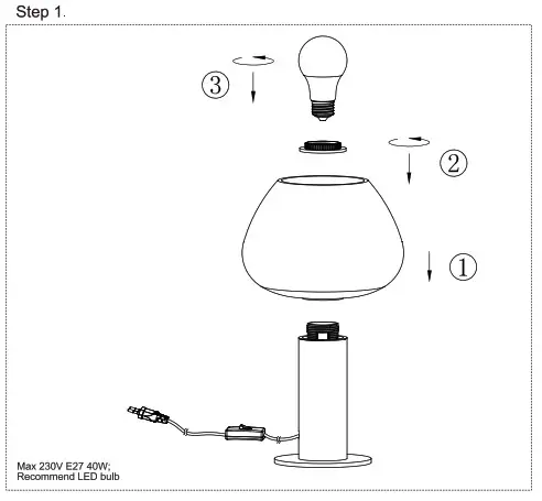 NOVA LIFE 23110-030-71 KELLY Table Lamp - 3