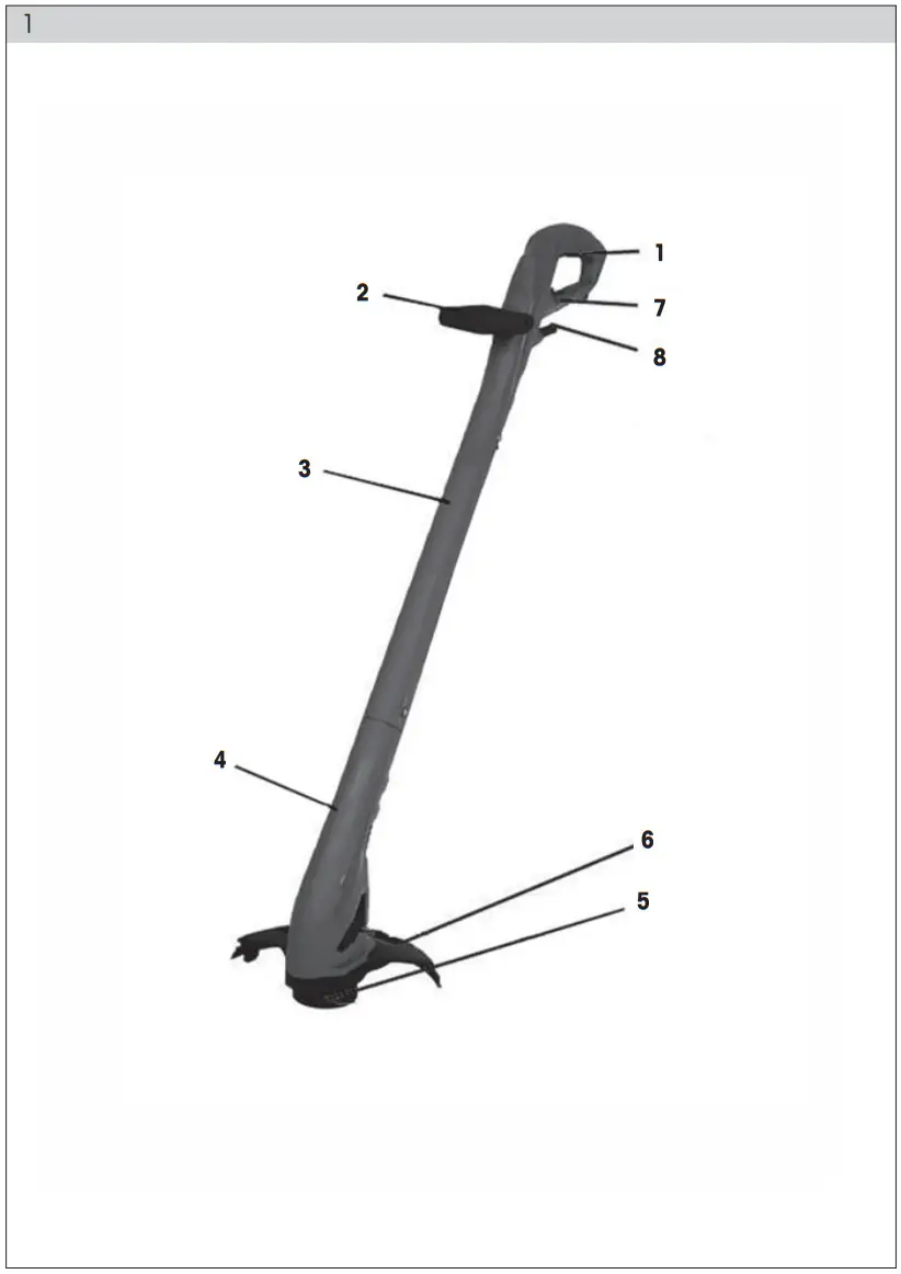 FIELDMANN FZS 2105 E Electric Trimmer - FIGURE 1