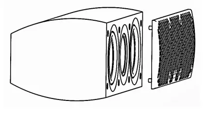Pioneer Elite SP-EC73 Andrew Jones Home Audio Center Channel Speake-2