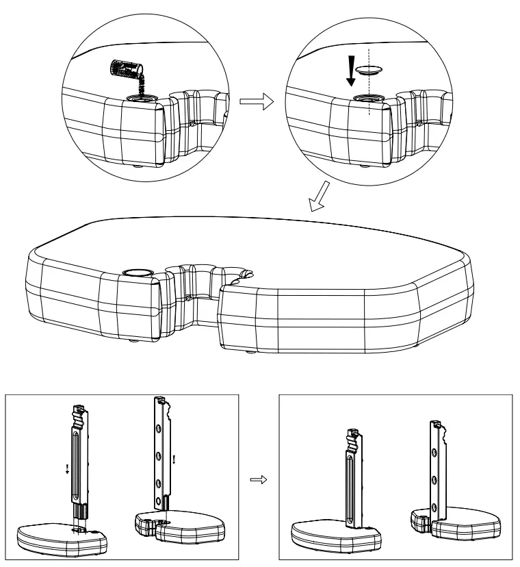iNTERLiNE 57101545 2 In 1 Basketball and Volleyball Water Game BASKETBALL5