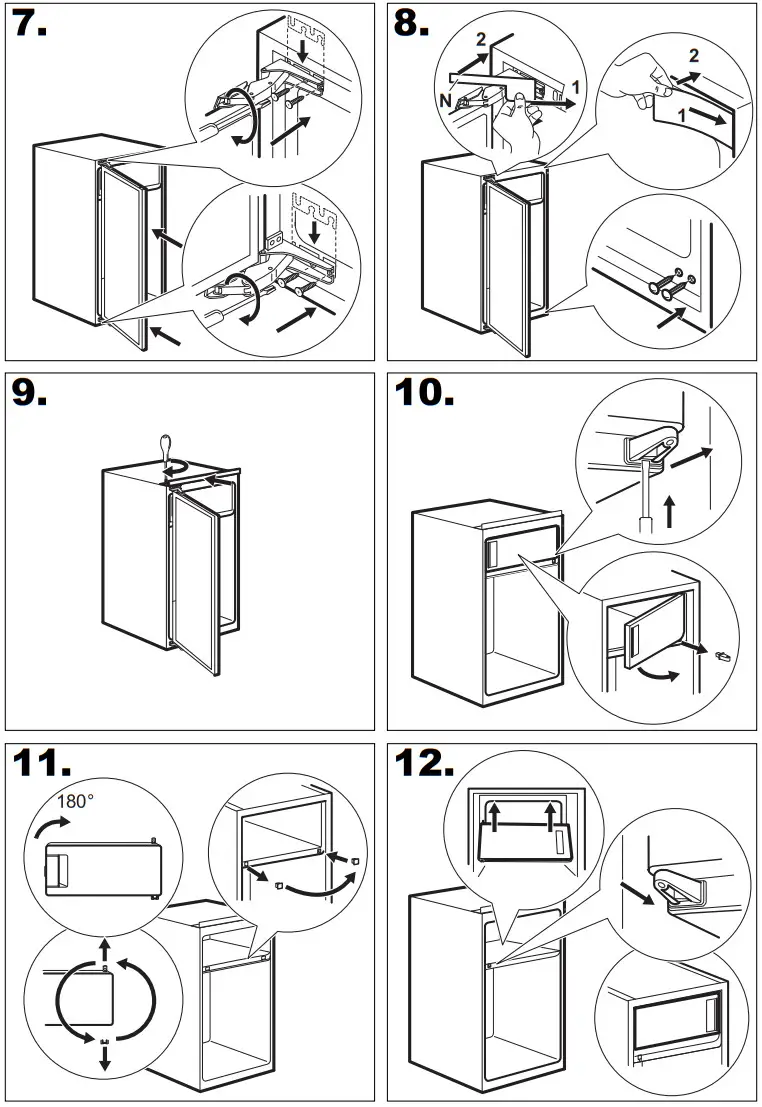 smeg S8C124DE Built-in Fridge Freezer - Fig 3