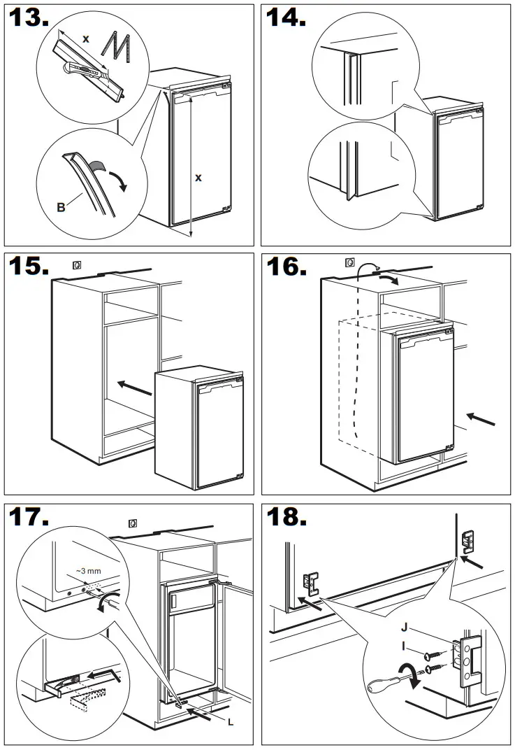 smeg S8C124DE Built-in Fridge Freezer - Fig 4