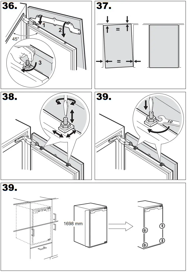 smeg S8C124DE Built-in Fridge Freezer - Fig 8