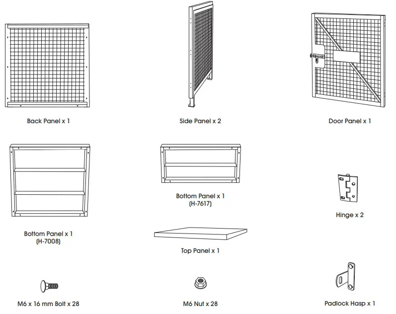 ULINE H-7008,H-7617 Gas Cylinder - 2