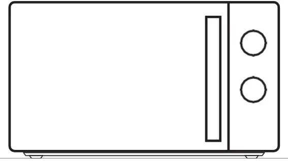 Hisense H20MOWS1 20L Microwave Oven - Cover