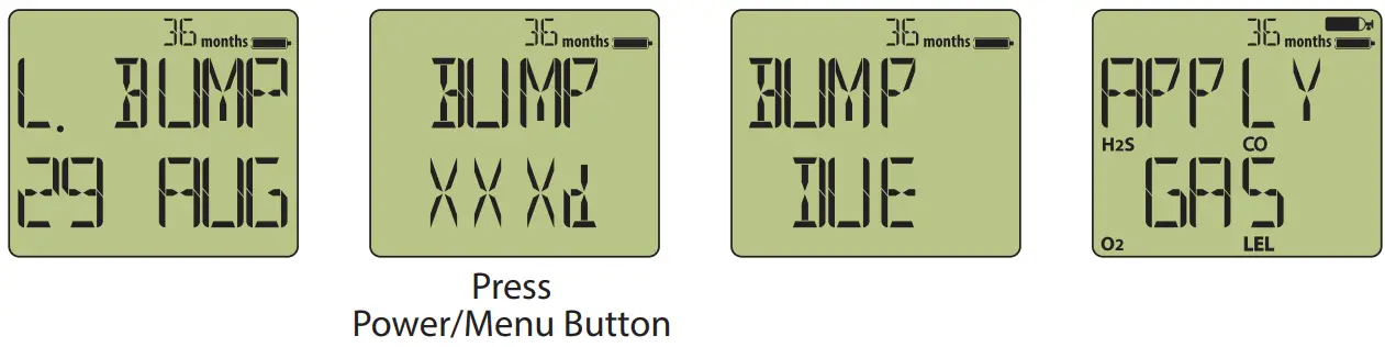 Manual Bump Test Instructions